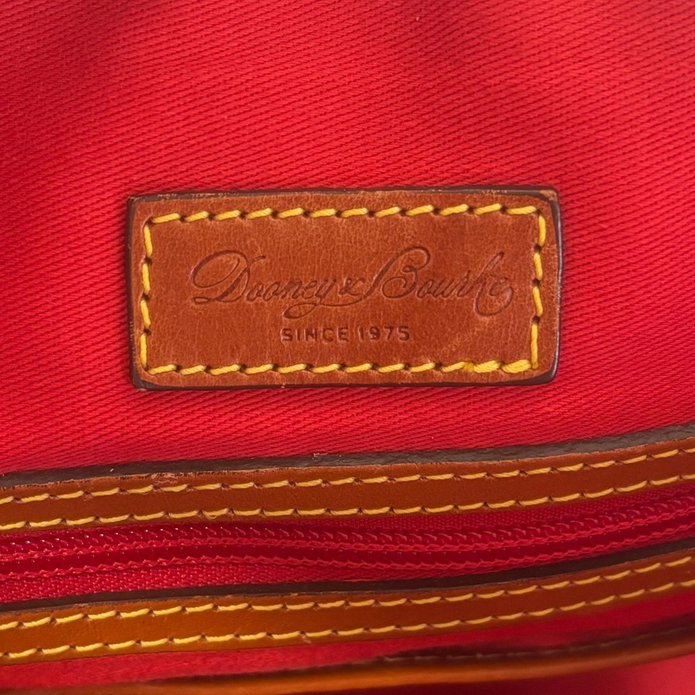 Dooney & Bourke Plaid Satchel in Yellow, Green, Burgundy & Tan - Picture 2 of 16